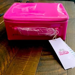 Beis x Barbie Cosmetic Case in Barbie Pink NEW